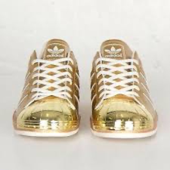 ADIDAS ORIGINALS SUPERSTAR 80S METAL "GOLD"
GOLD MET./GOLDMET./OFFWHITE Size 6.5 - Picture 2 of 15
